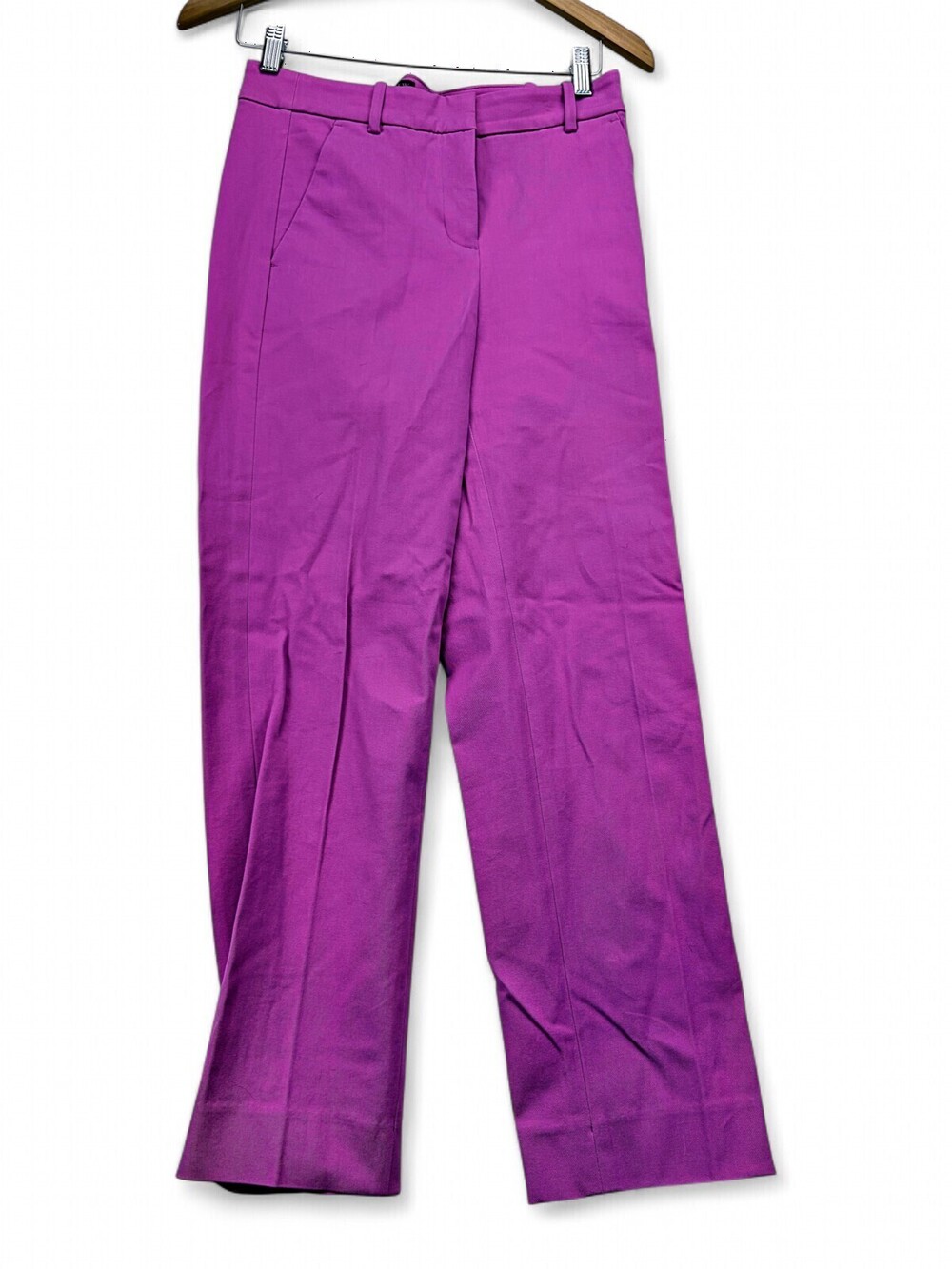 J.Crew Kallie Straight Trouser Pant Sz 2 Magenta